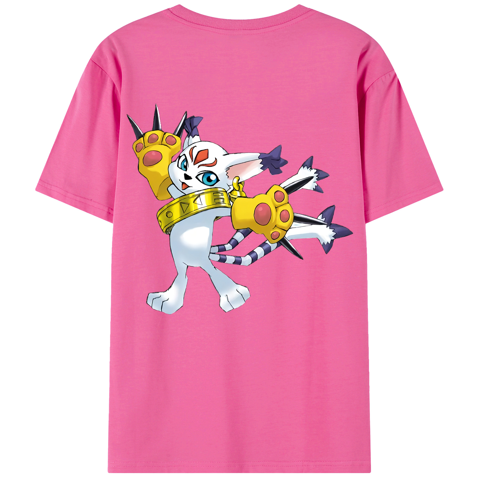 （画像用） Digimon デジタルモンスター/デジモン レディース半袖Tシャツ(バックプリント)